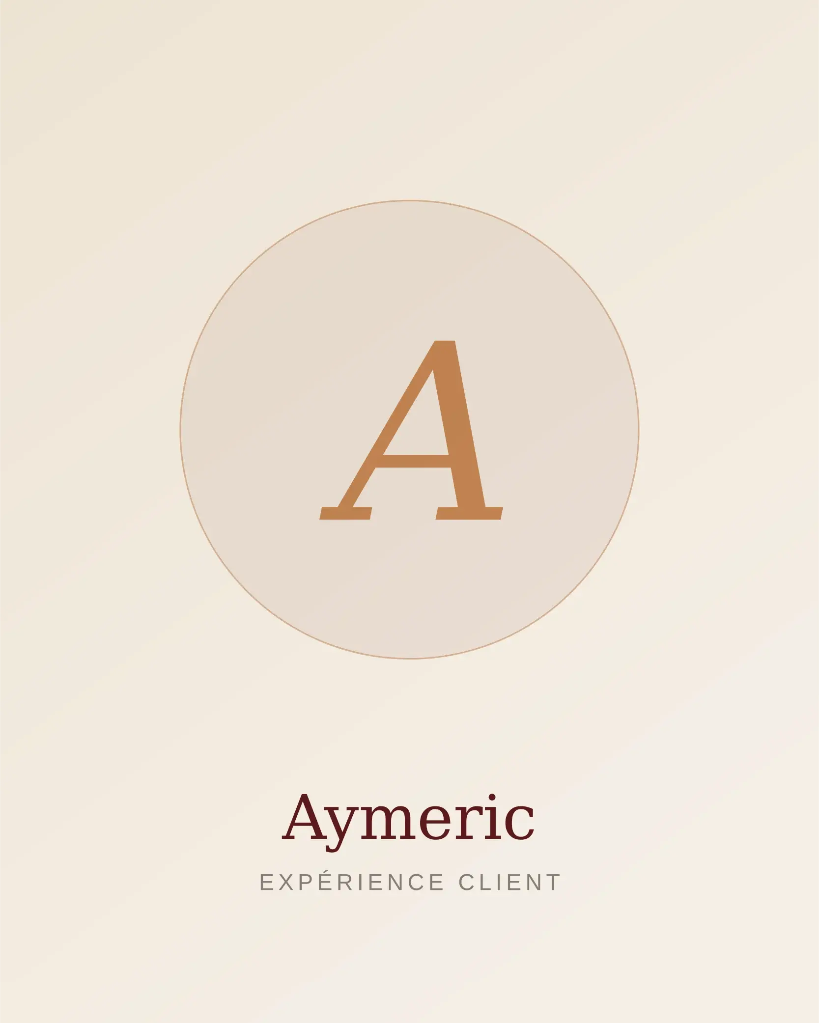 Aymeric — Expérience client